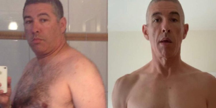 Middle aged man loses huge five stone with simple changes to diet