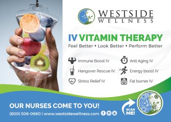 Westside Wellness Opens New Spa for IV Hydration Vitamin Therapy in Santa Monica
