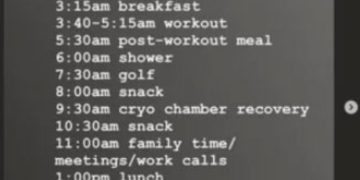 Mark Wahlberg’s Daily Schedule Is Intense